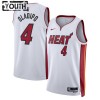 Camiseta Niños NBA Miami Heat Victor Oladipo 4 2022-23 Nike Association Edition Blanco Swingman